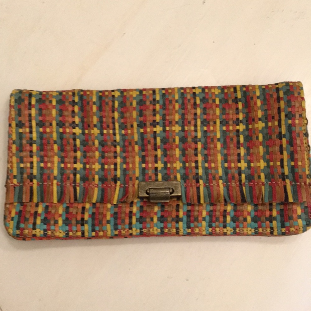 Anthropologie Woven Clutch by Holding Horses